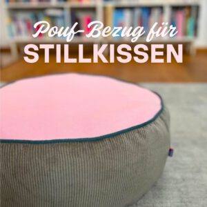 Pouf-Bezug für Stillkissen Bubblegum hey.lumico