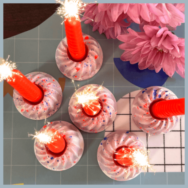 Pustekuchen Kerzenhalter klein Freudenfeuer von hey.lumico