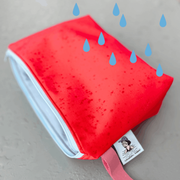 Wet Bag Kirschrot hey.lumico Nasstasche