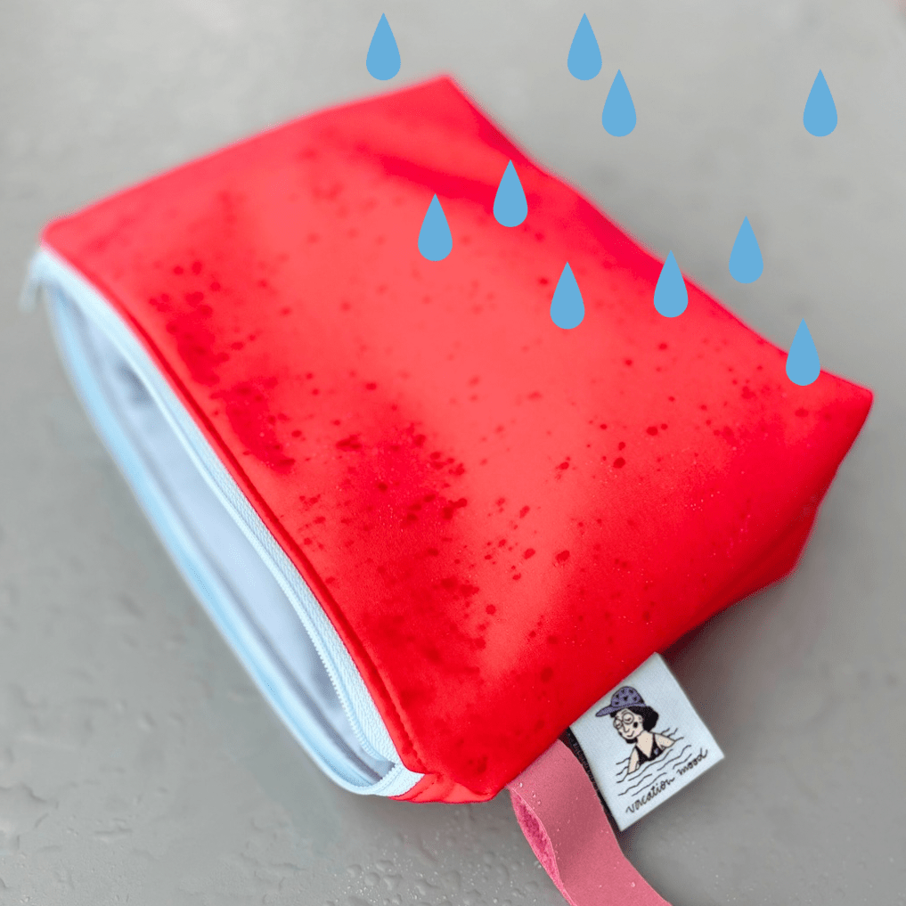Wet Bag Kirschrot hey.lumico Nasstasche