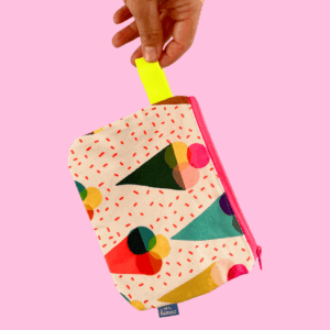 Mädchenkram Eisgeldtasche Pink Neongelb