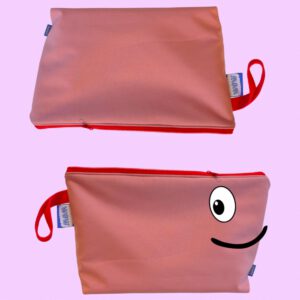 Wet Bag Nasstasche hey.lumico Dunkelrosé Rot