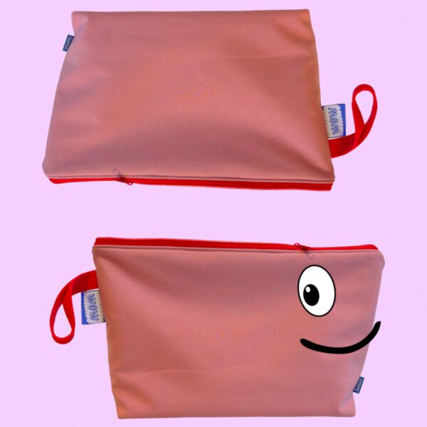Wet Bag Nasstasche hey.lumico Dunkelrosé Rot
